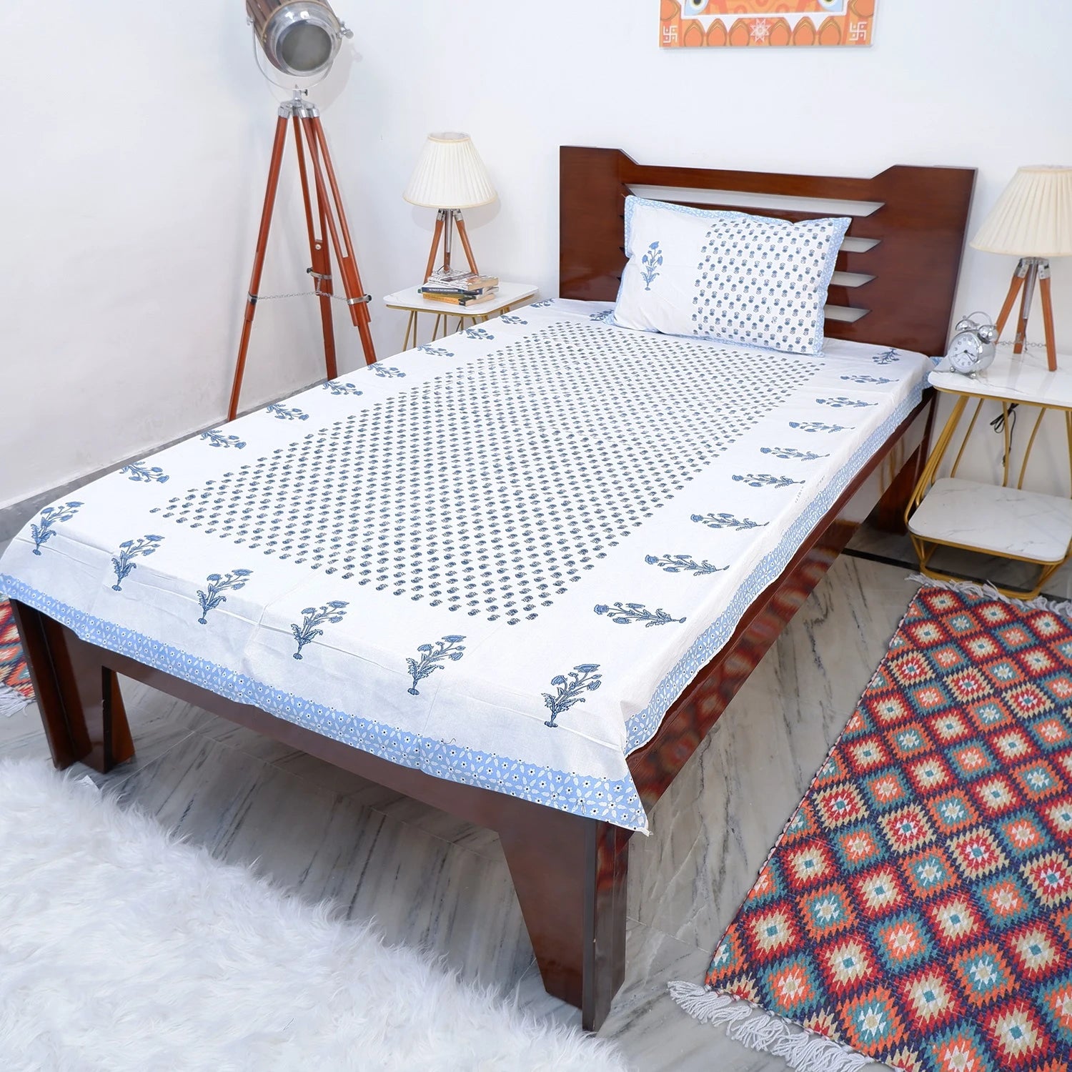 100% Pure Cotton Bed Sheet | Mouni